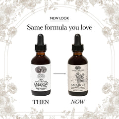 Anima Mundi Amargo ingredients spread showing rainforest botanicals for a cleansing ritual.