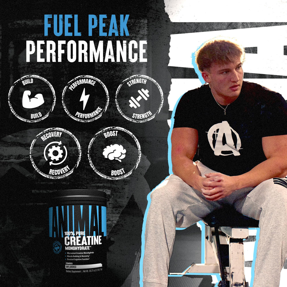 Scoop with 5 g serving of creatine monohydrate