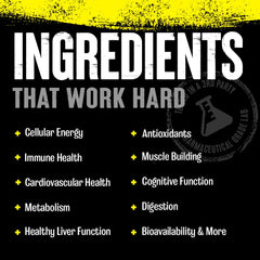 Animal Pak vitamins C, D, B complex for immune and energy support