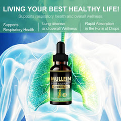 Mullein Drops dropper releasing extract