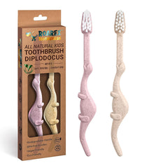 ANPEI ROARex vegan kids toothbrush with dinosaur design