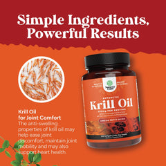 Third-party lab tested seal on krill oil bottle