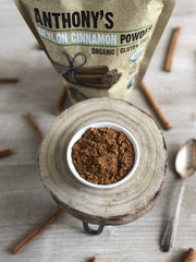 Ceylon cinnamon powder suitable for vegan and organic recipes