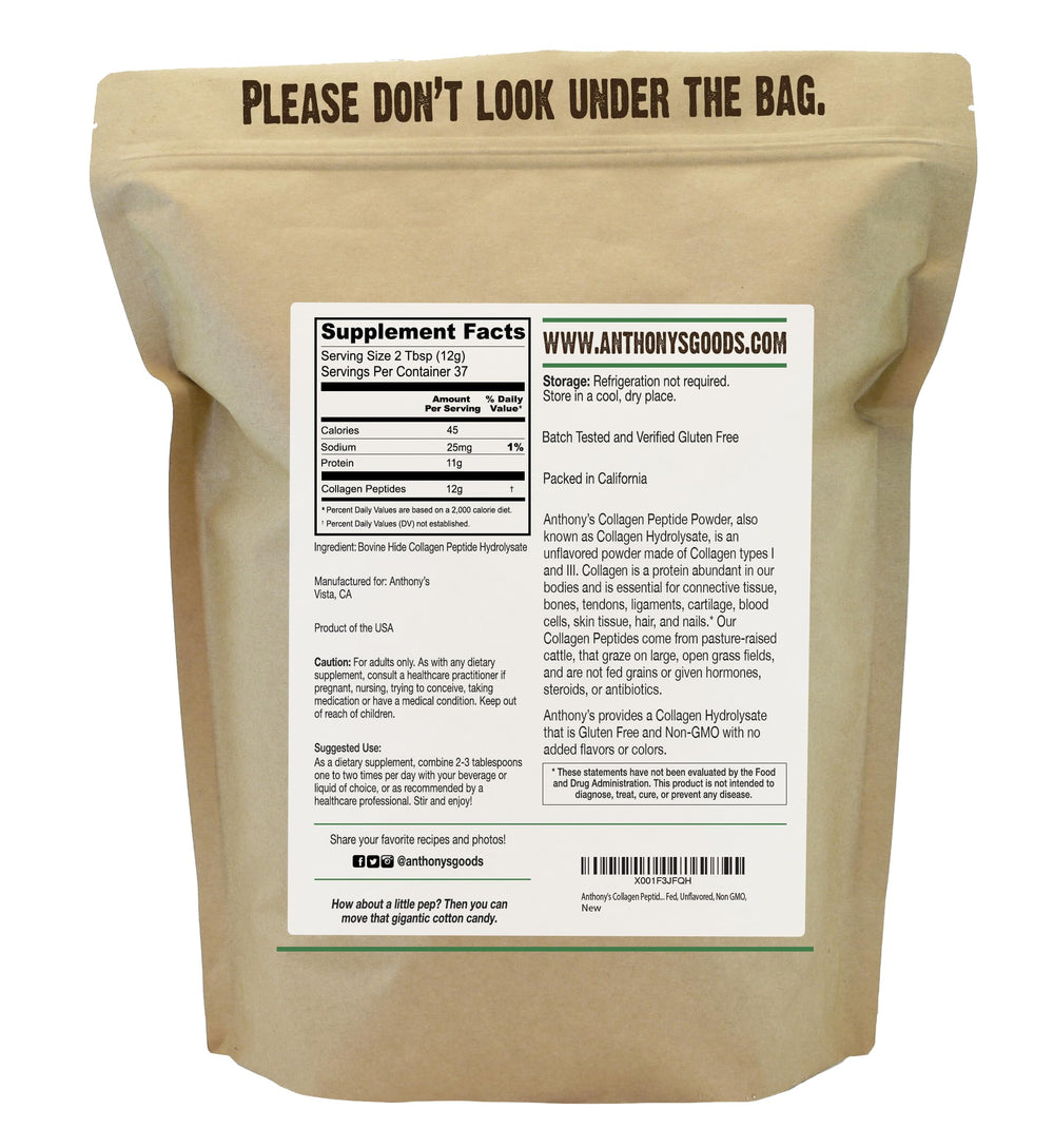 Grass-fed USA collagen peptide powder