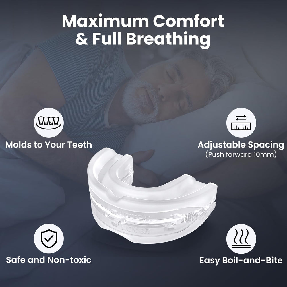 Food-grade BPA-free silicone mouth guard