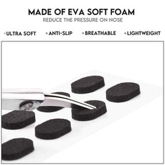 Anti-slip round ear hooks for better grip