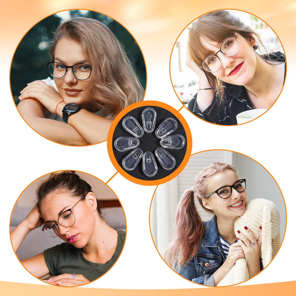 Anti-slip silicone nose pads design