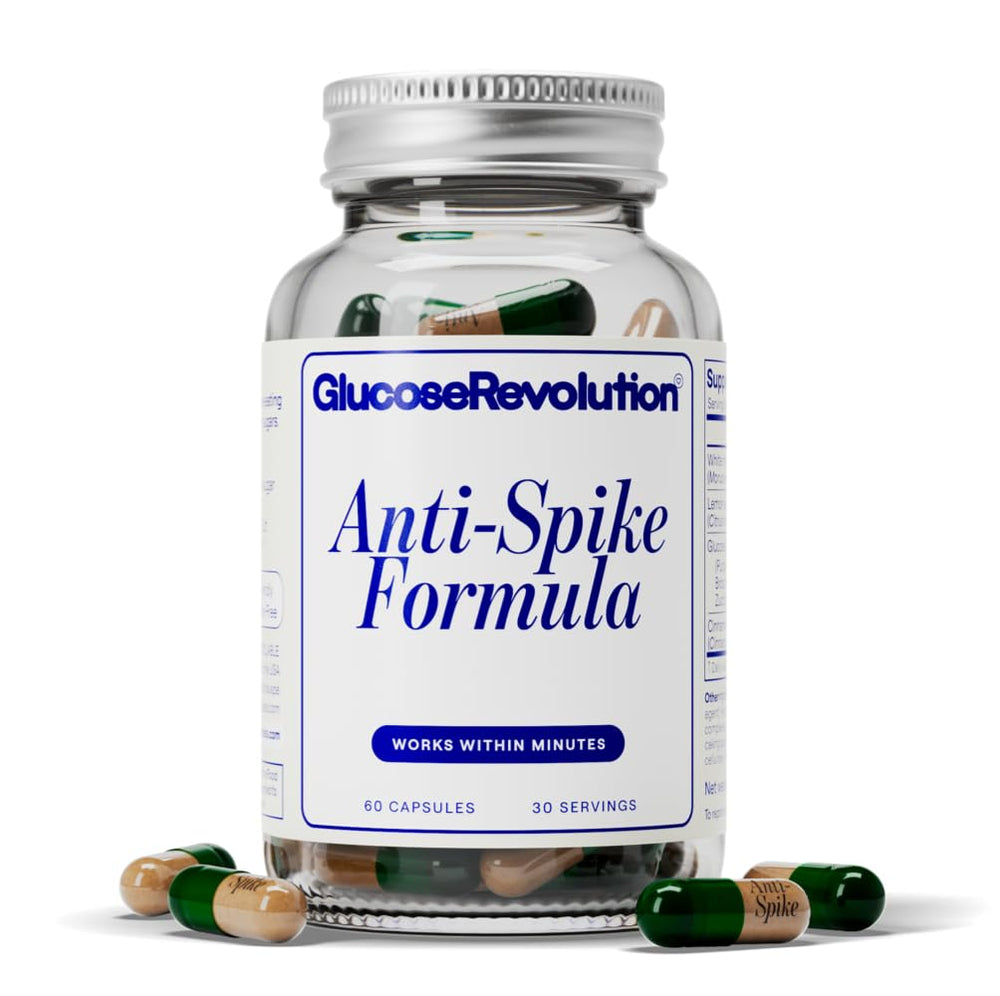 Anti-Spike Formula bottle label on white background