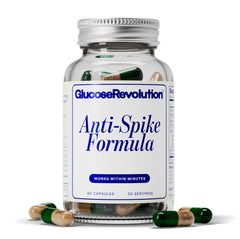 Anti-Spike Formula bottle label on white background