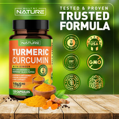 Antioxidant-rich turmeric curcumin blend