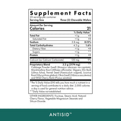 Antisid Wild Cherry packaging front showing product name and kosher symbol