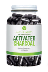 Antler Farms Coconut Activated Charcoal bottle front