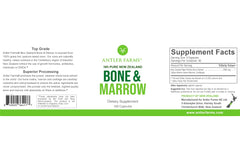 Antler Farms freeze-dried bone marrow capsules preserving nutrients and bioactivity.
