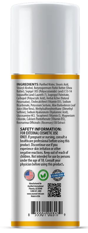 AnuMed Vitamin D3 cream packaging and bottle