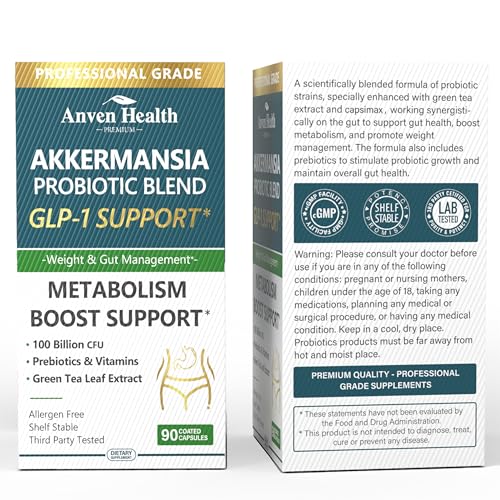 Graphic showing gut health improvement with Akkermansia