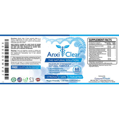 AnxiClear Day Formula bottle with front label