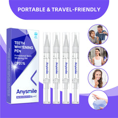 Anysmile pens used with aligners, retainers, or dental trays