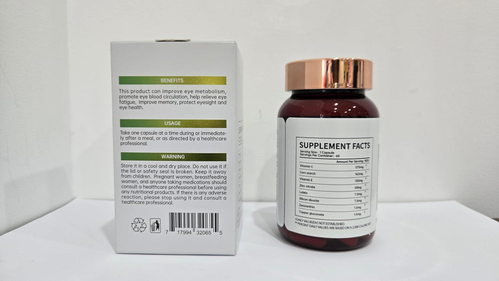 Lifestyle image suggesting reduced eye strain with supplement