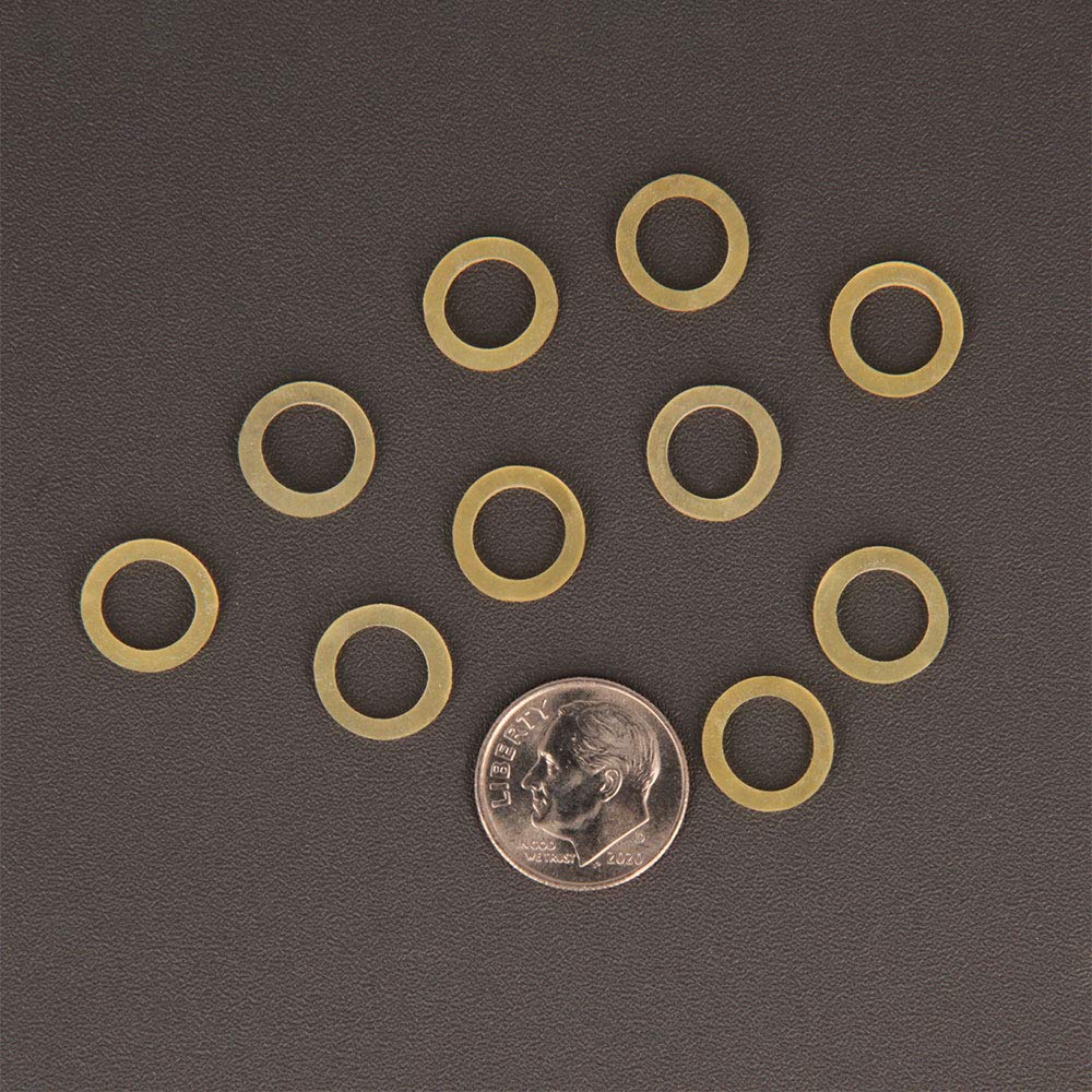 Close-up of precision cutting process for elastomerics