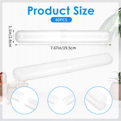 Ventilated design toothbrush holders promoting air circulation
