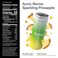 Aonic Revive bottle Orange highlights citrus flavor and electrolyte balance