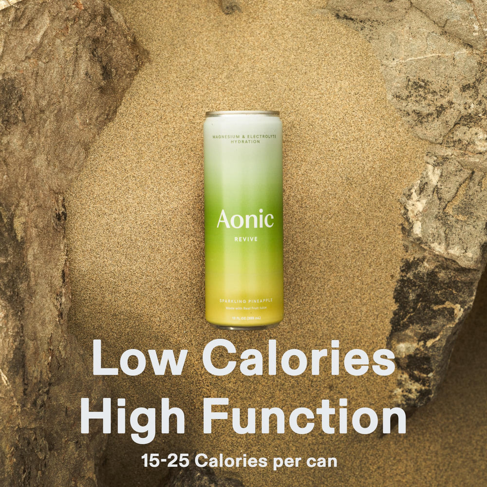 AONIC Revive refreshing taste and sparkling texture for daily wellness.