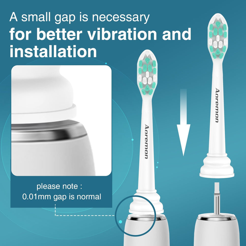 Compatible with Philips Sonicare click-on toothbrush models