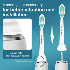 Compatible with Philips Sonicare click-on toothbrush models