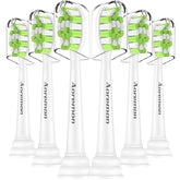 Aoremon replacement heads for Philips Sonicare DiamondClean 6-pack in white
