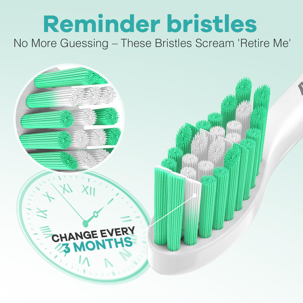 8-pack with hygienic caps shown for Aoremon replacement heads