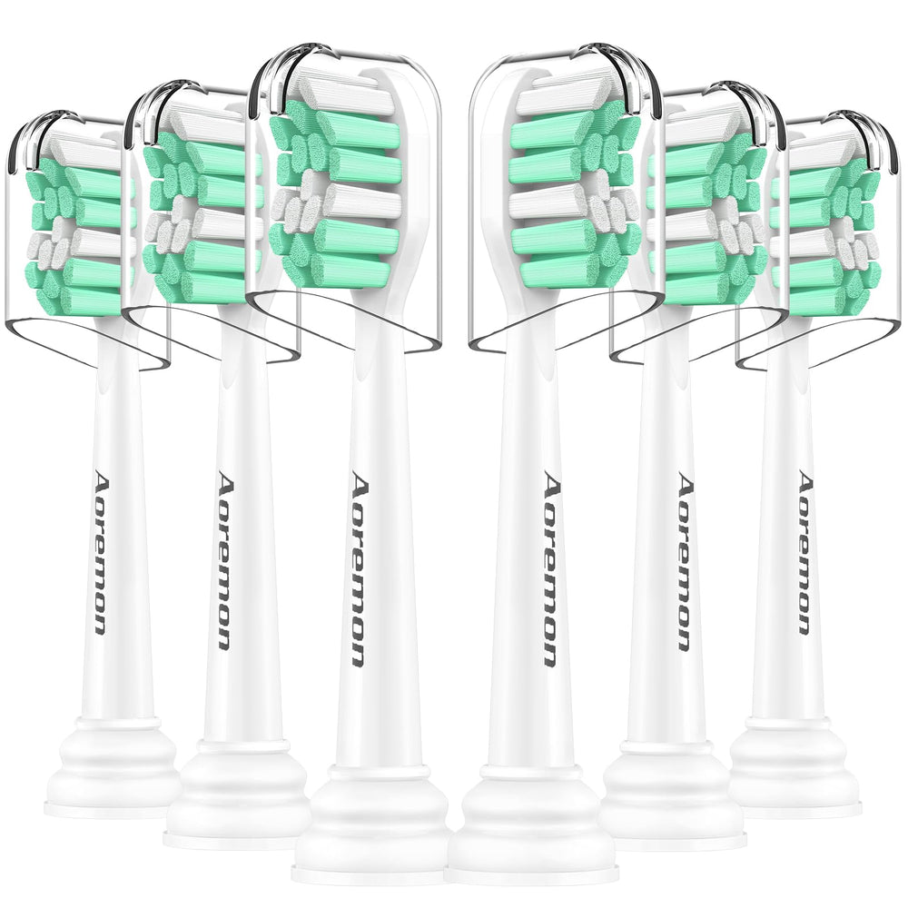 Aoremon Philips Sonicare replacement heads 6-count pack