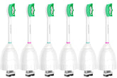 Aoremon replacement toothbrush heads for Philips Sonicare E-Series Essence HX7022/66 6-pack
