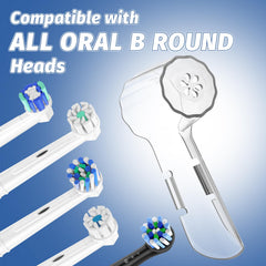 Lightweight, travel-friendly toothbrush cover in use