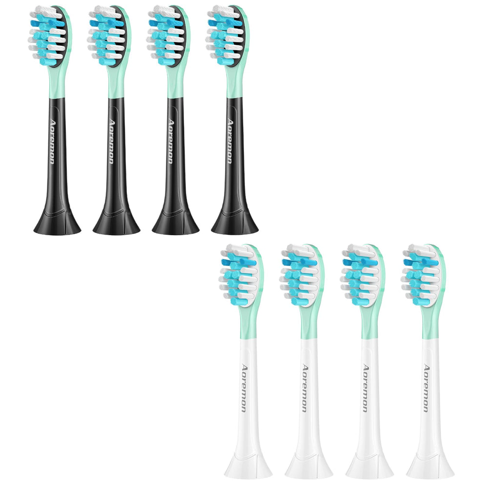 Front view of Aoremon toothbrush heads for Sonicare C3
