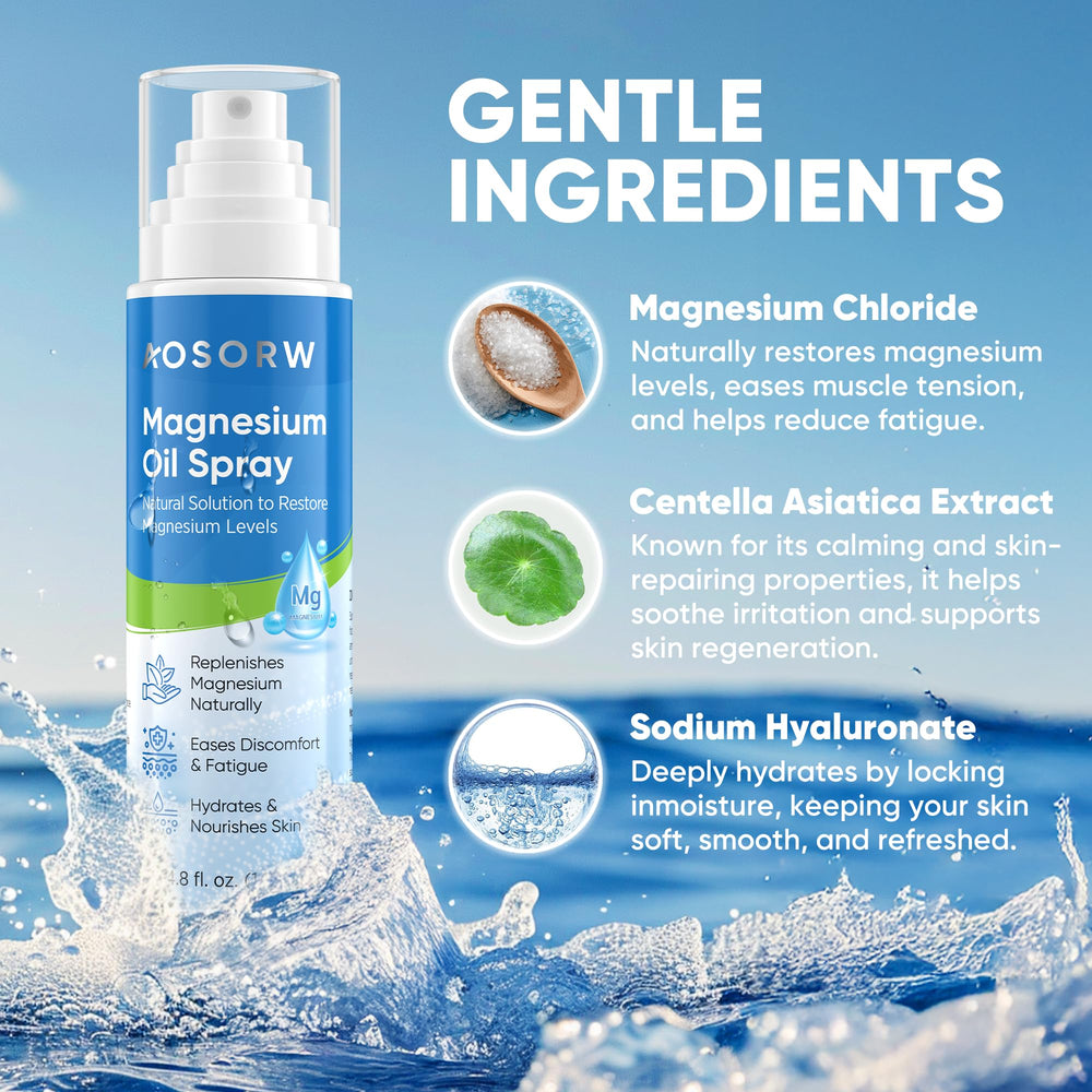 Fine mist spray being applied to skin