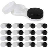 Aoutrow 16-pack black contact lens case box - individual case