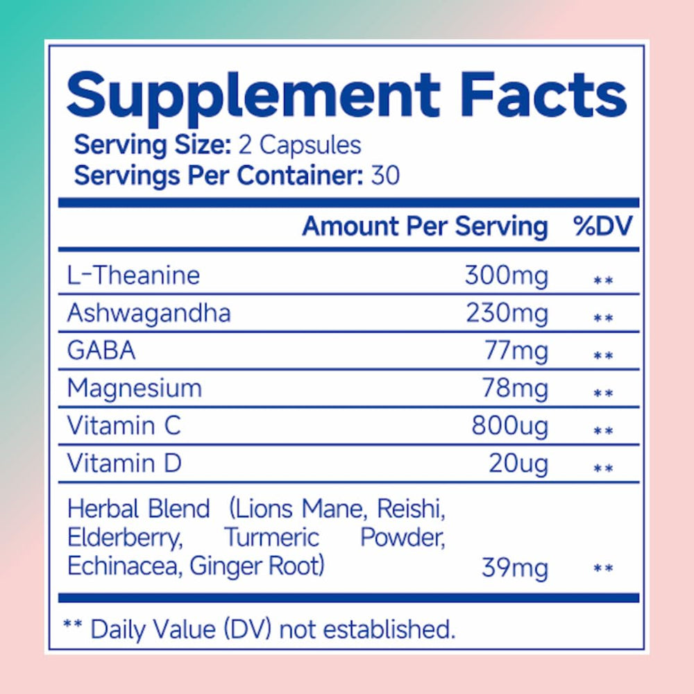 60 capsules per bottle with 30-day satisfaction guarantee