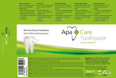 ApaCare toothpaste ingredients list