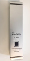 In-use shot of Apagard Tooth Polish Royal 135g toothpaste