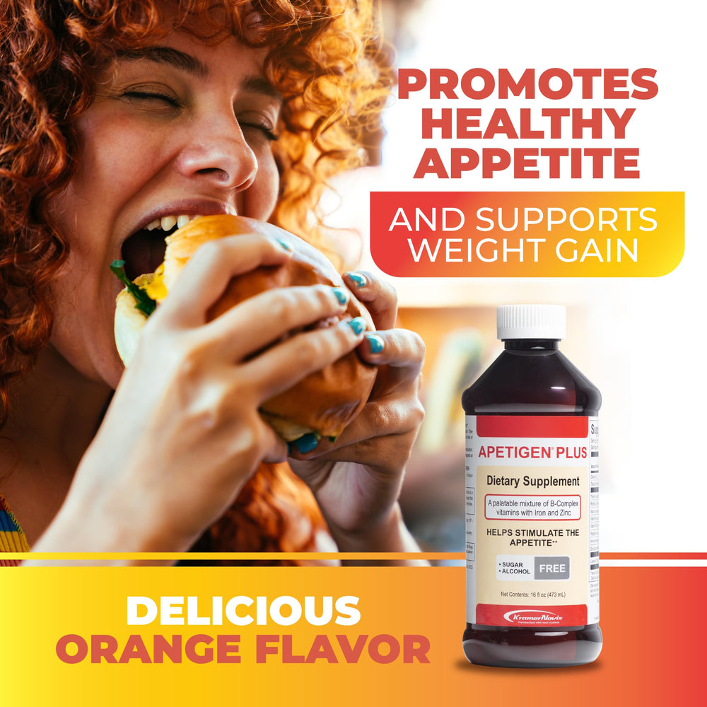 Nutritional information for Apetigen-Plus orange liquid