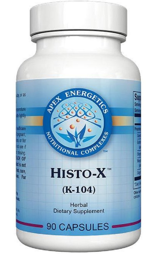 Apex Energetics Histo-X K-104 bottle with 90 capsules