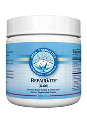 Apex Energetics K-60 REPAIRVITE 173g supplement bottle