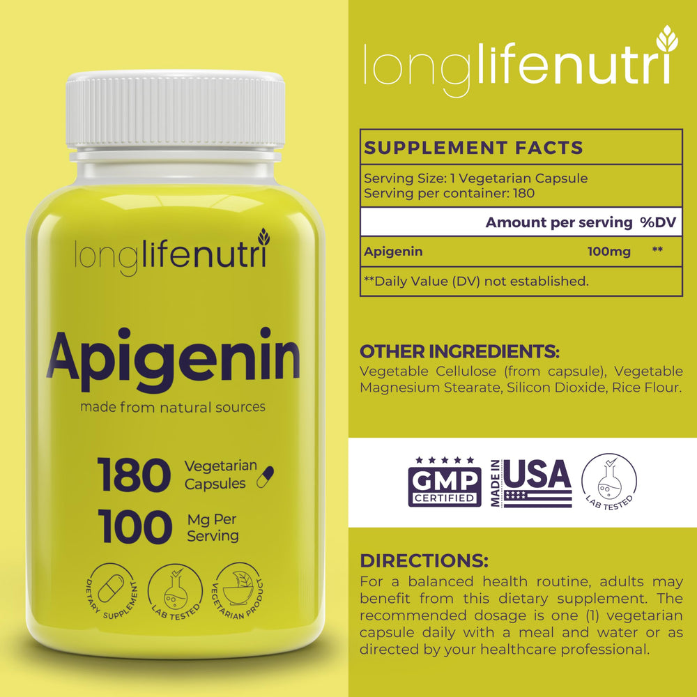 Apigenin 100mg capsules