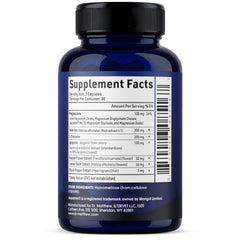 Graphic showing recommended use: 30–60 minutes before bed