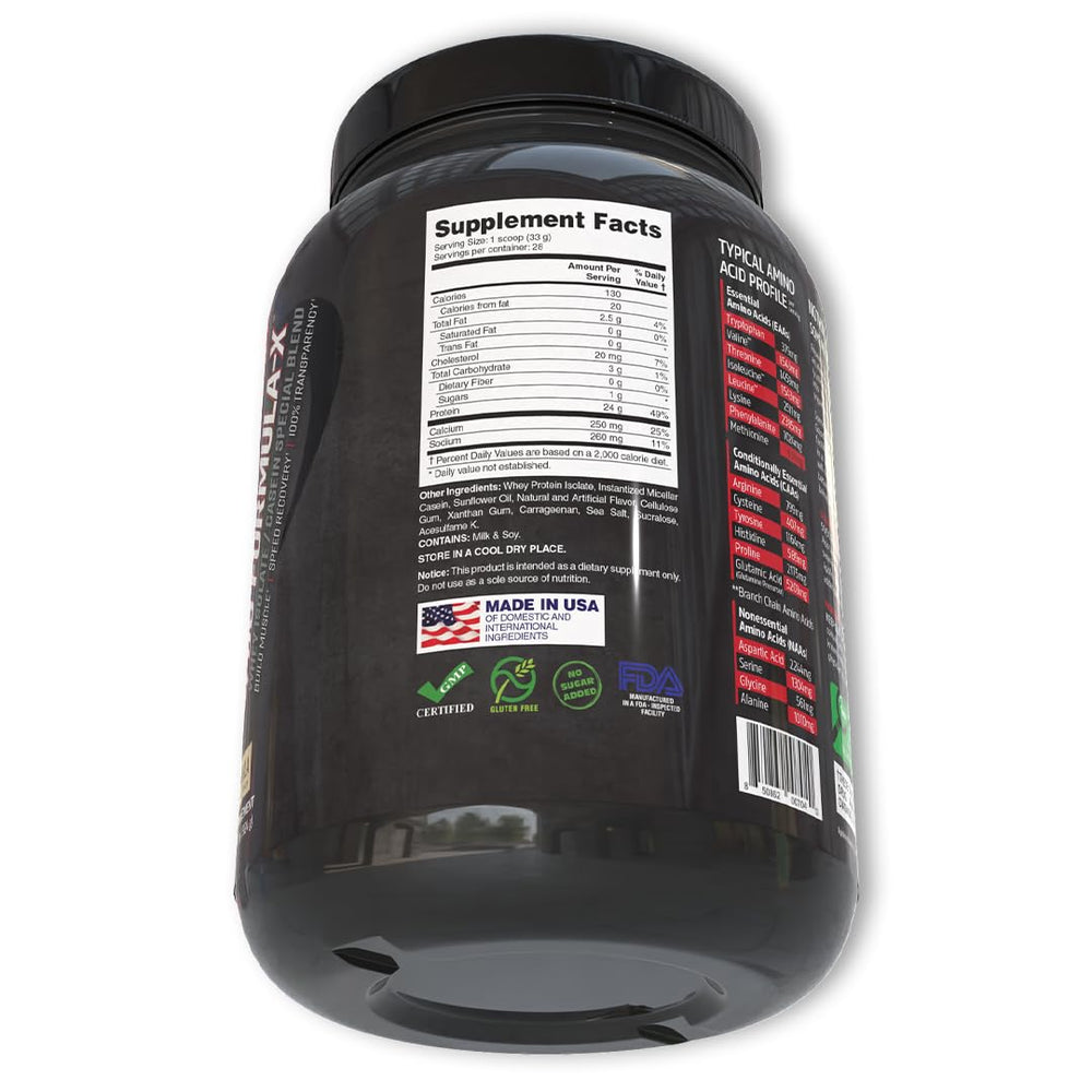 Apollon Nutrition Formula X USA-made badge on packaging.