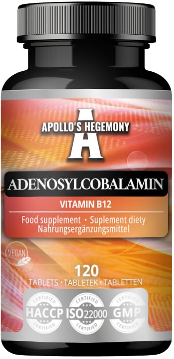 Apollo's Hegemony Adenosylcobalamin 120 tablets bottle front