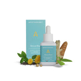 Front view of Apothékary Rescue Bloat bottle