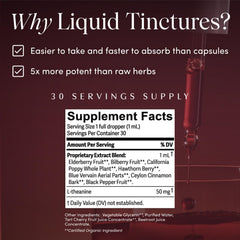 Dropper dispensing herbal drops