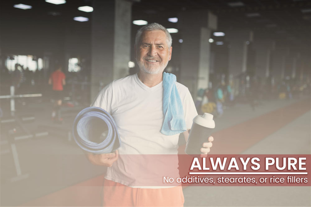 Label indicating no fillers or additives