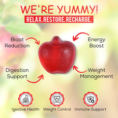 One gummy daily serving for easy wellness routine